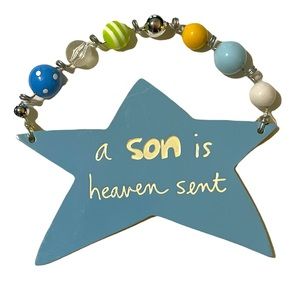 Baby boy decorative star